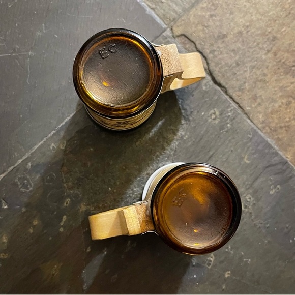 Vintage Wood Glass Beer Stein South Carolina Salt And Pepper Shaker Set 1970s - Picture 4 of 4